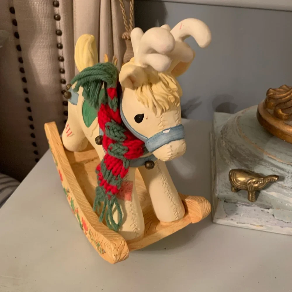 Vintage Cherished Teddies Rocking Horse